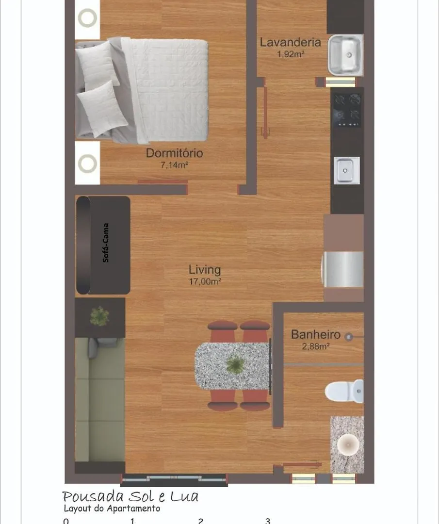 Residencial Sol E Lua Lägenhet Palhoça Brasilien